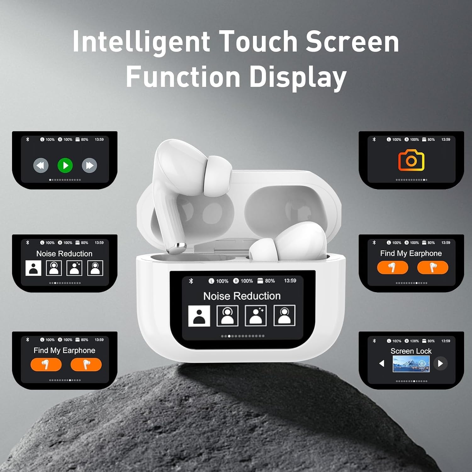Cuffie Wireless ANC Touch — Silenzio Totale